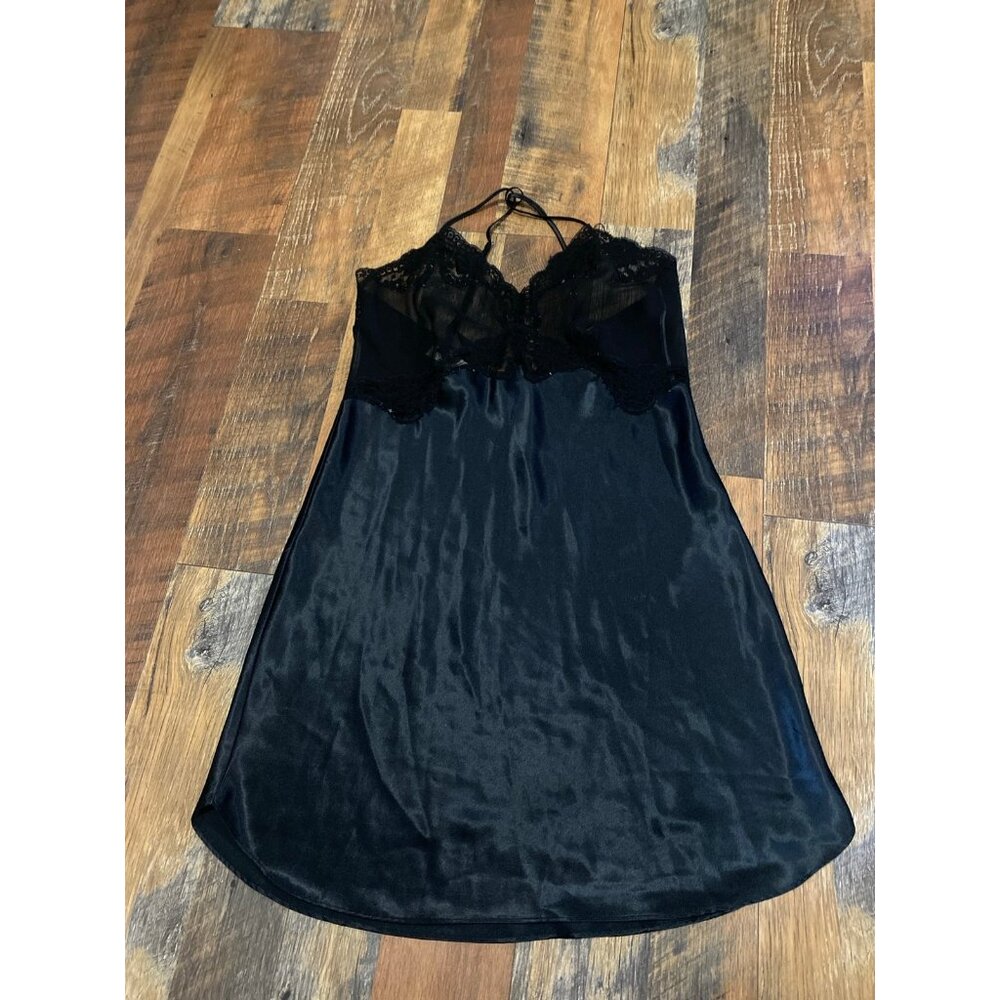 vintage‎ gold label victoria’s secret black lace lingerie